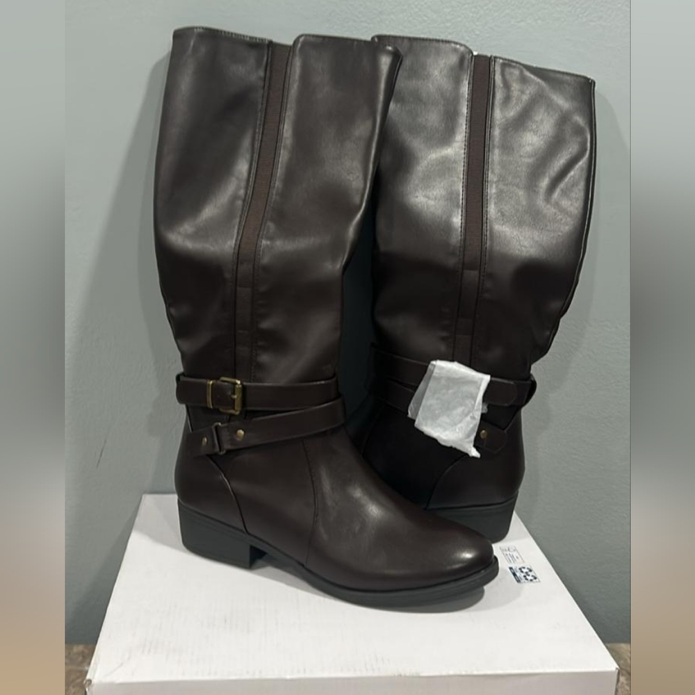 Croft & Borrow Ortholite Elegant Brown Knee-High Boots